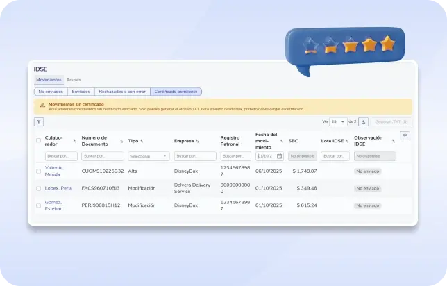 Obteniendo tus Acuses del IDSE
